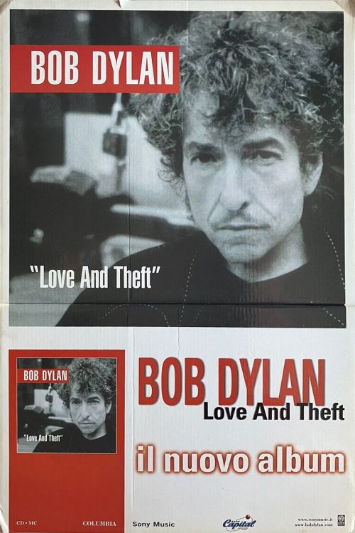 bob dylan love and theft display