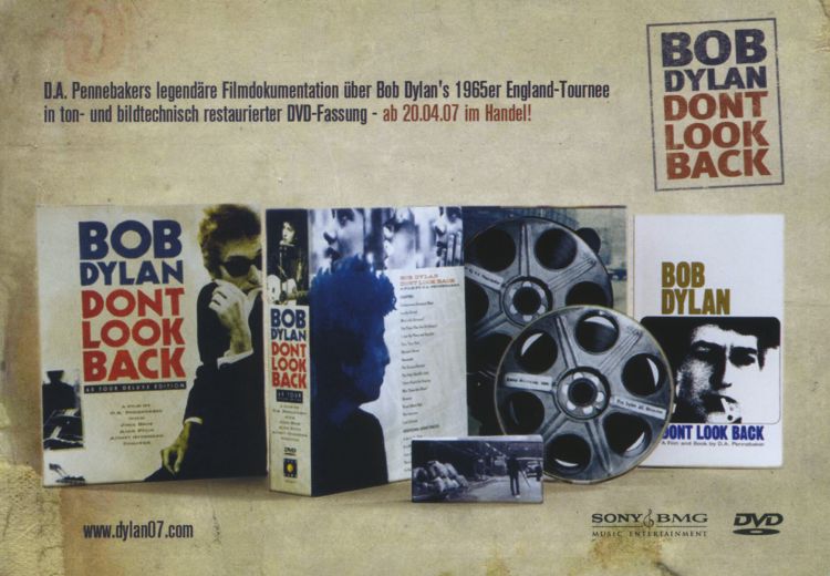 french media plan for dont look back dvd back