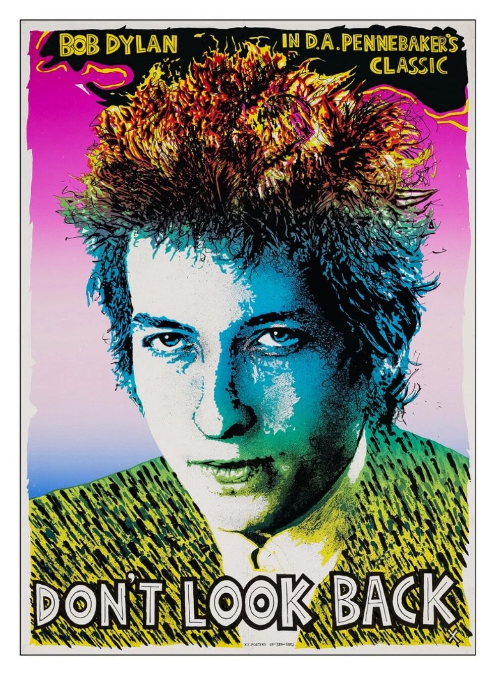 bob dylan poster 1970 for dont look back film