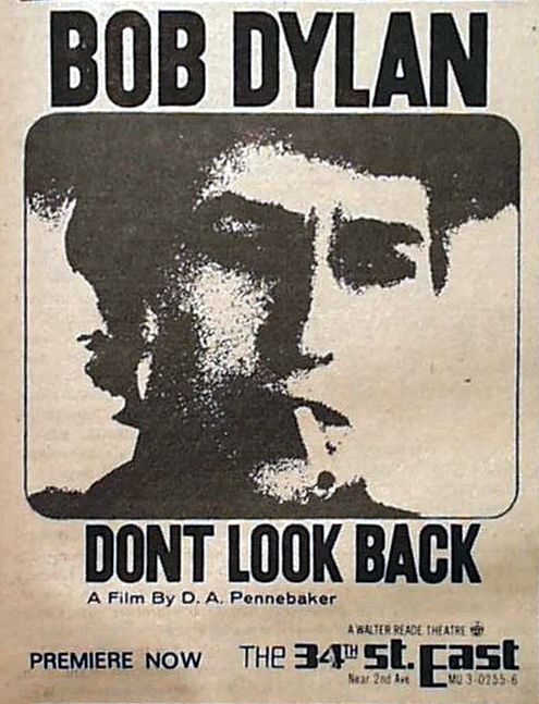bob dylan dont look back flyer