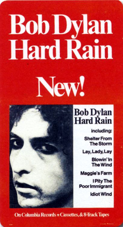 hard rain promo leaflet