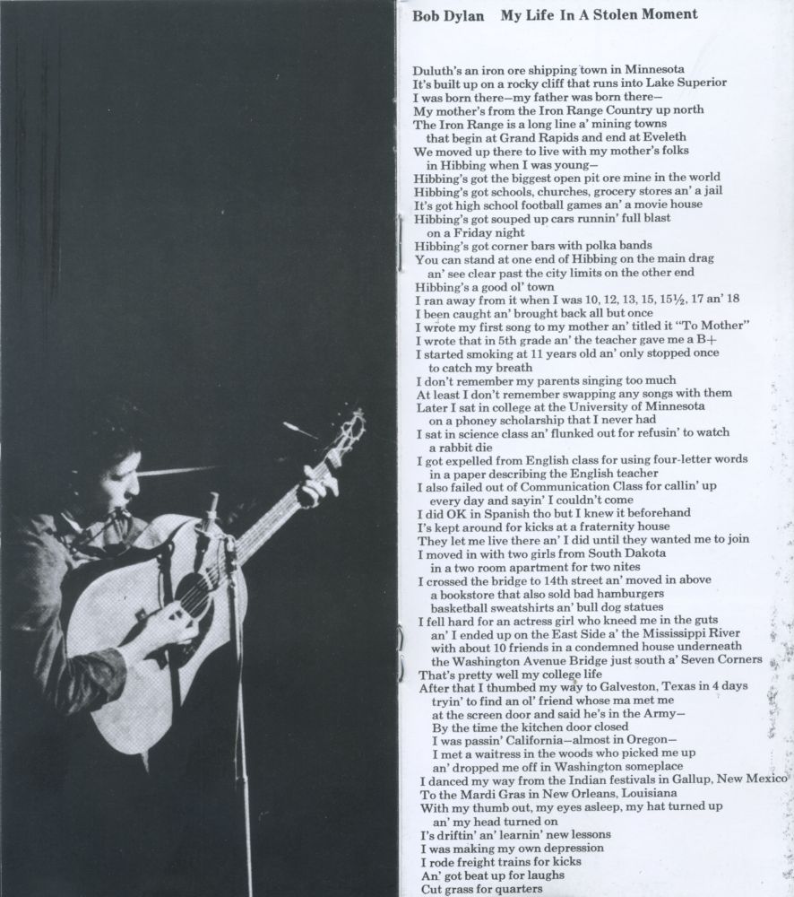the times they are a-changin press release 1964