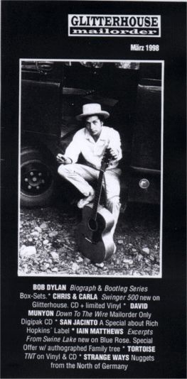 bob dylan glitterhouse sales catalogue