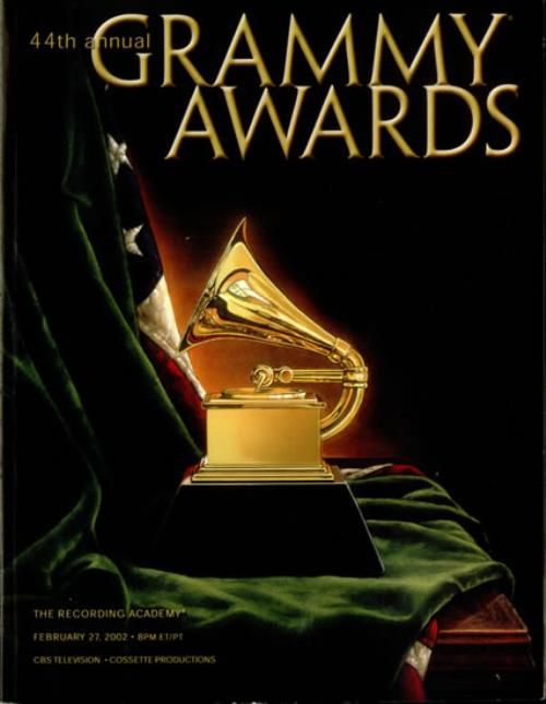 Programme 
            for the 27 February 2002 Grammy Awards