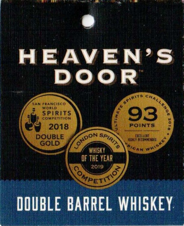 heaven's door whiskey booklet