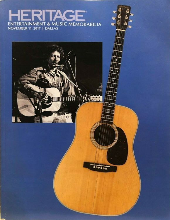 Heritage Auction catalog 2017 Bob Dylan