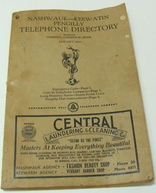 Hibbing telephone directory Northwestern Bell