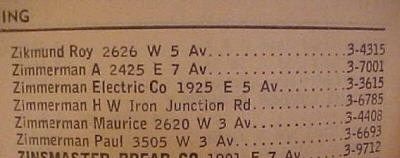 Hibbing telephone directory Northwestern Bell