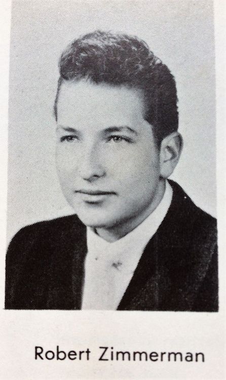 bob dylan hematite hibbing high school yearbook 1959 detail