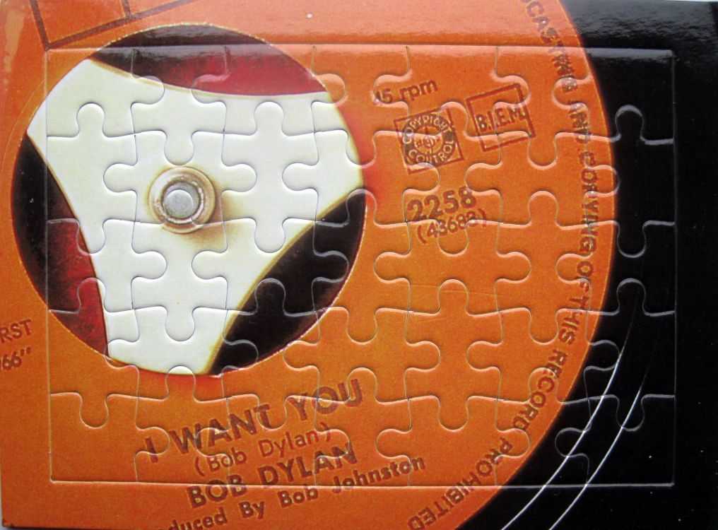 bob dylan jigsaw puzzle i  want you
