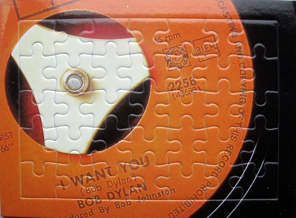 bob dylan jigsaw puzzle i want you