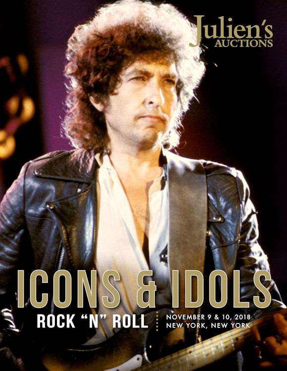 Juliens's Auction 2018 Music & Idols Bob Dylan