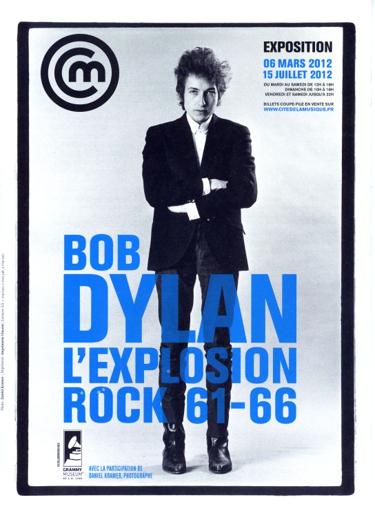 BOB DYLAN L'EXPLOSION ROCK 1961-1966 exhibition leaflet 2