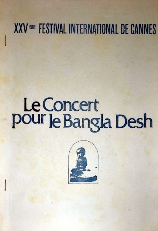 bob dylan the concert for bangladesh film French pressbook