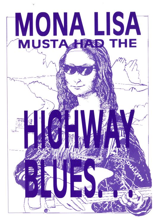 Bob Dylan mona Lisa Musta Have The Highway Blues leaflet
