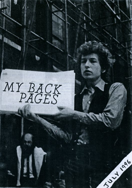 bob dylan My Back Pages catalogue 1986