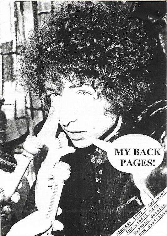 bob dylan My Back Pages catalogue 01 1999