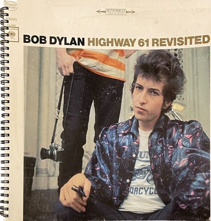 bob dylan highway 61 original spiral bound notebook