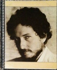 bob dylan new morning original spiral bound notebook
