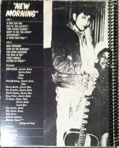bob dylan new morning original back notebook