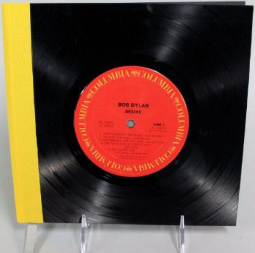 bob dylan desire back cover notebook