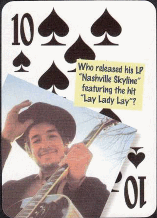 bob dylan playing cards trivia pop culture