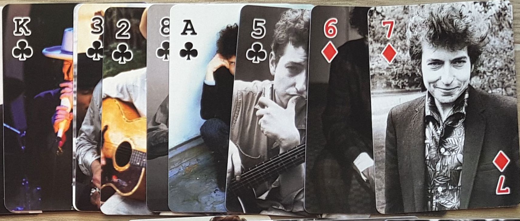 bob dylan card desk front