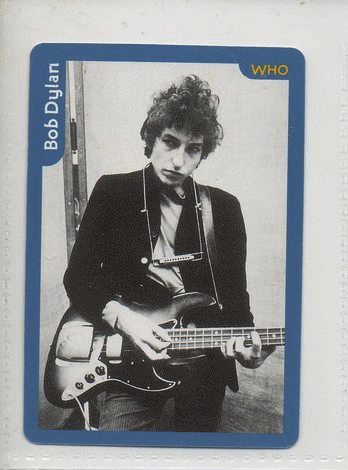 bob dylan playing cards hoopla game