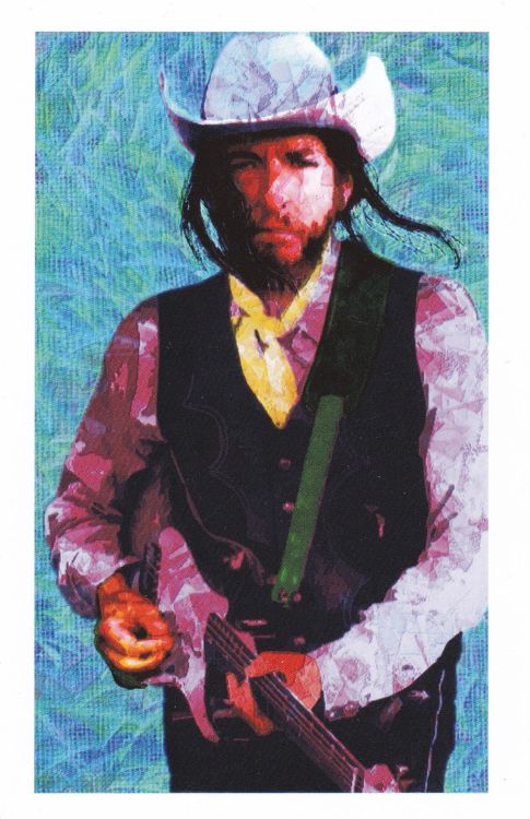 Bob Dylan by Jesus Torrado Toro postcard