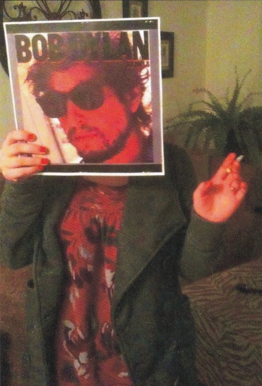 Bob Dylan Smoke by Vinyl Redbubble postcard