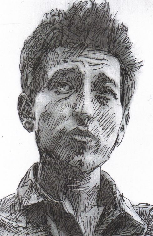 Portrait of Bob Dylan by Monaruth