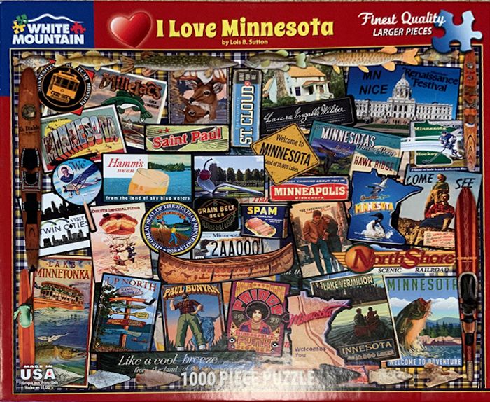 bob dylan jigsaw puzzle i love minnesota