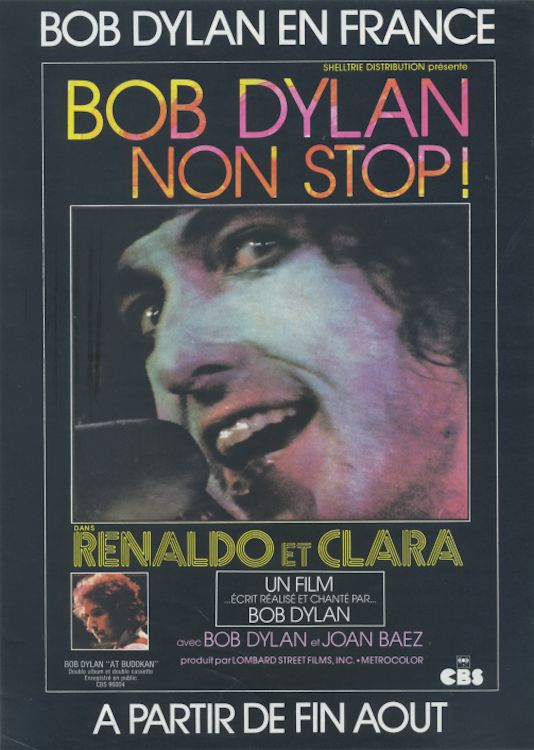 bob dylan Renaldo and Clara film german press kit 1978