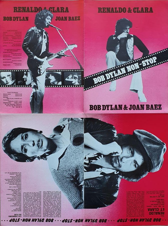 bob dylan Renaldo and Clara film French press promo 1