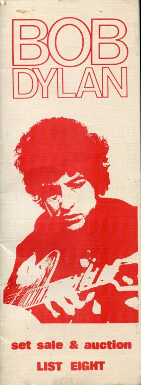 bob dylan rolling tomes calalog #8