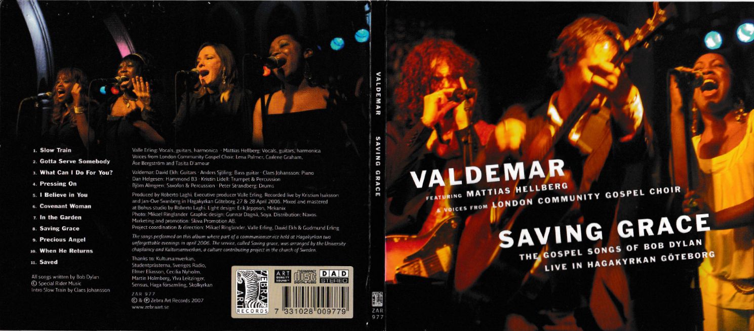 Dylan CD Valdemar Saving Grace
