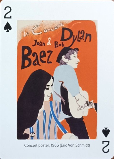 bob dylan sixties playing cards