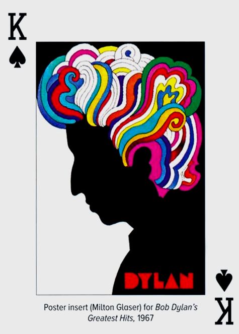 bob dylan sixties playing cards