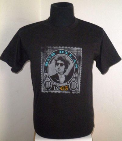 bob dylan stamp on shirt