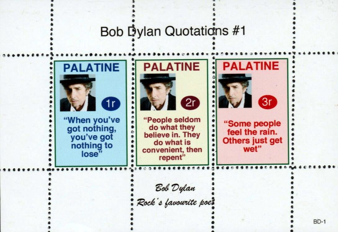  bob dylan quotations 1 stamp
