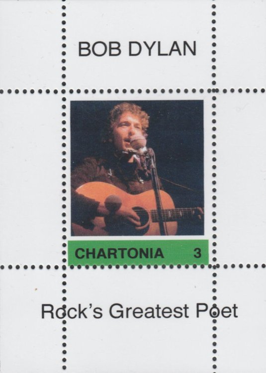 bob dylanchartonia 3 stamp