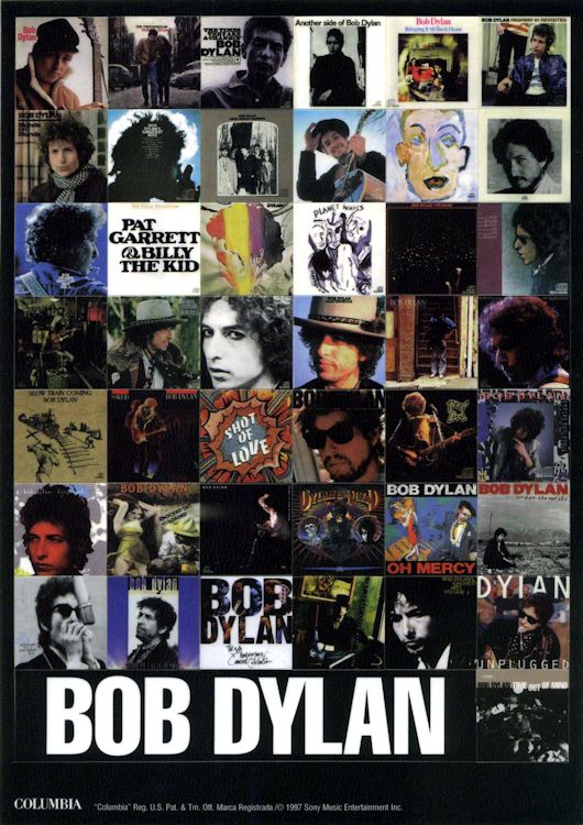 bob dylan 1997 albums sticker