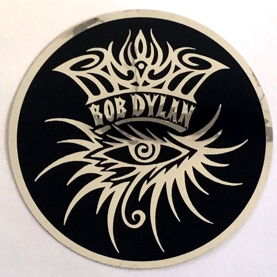 bob dylan black eye Sticker