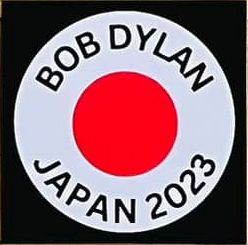 bob dylan japan 2023 sticker