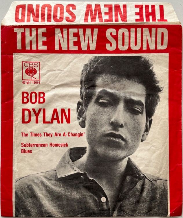 promo envelope magazine Bob Dylan front cover