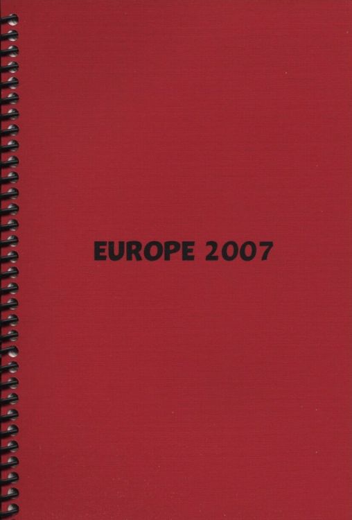 tour itineraries europe 2007 bob dylan