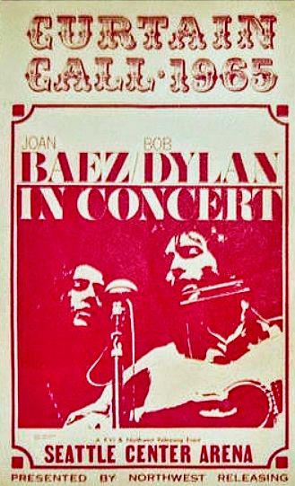seattle 24 april 1965 Bob Dylan Programme