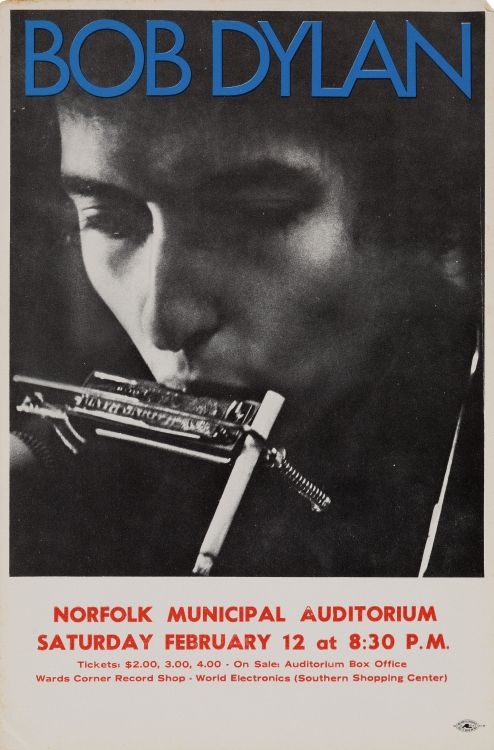 dylan norfolk 1966 handbill