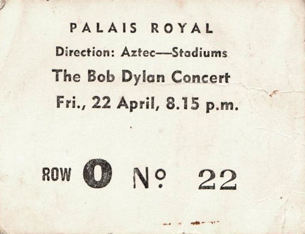 Bob Dylan 1966 adelaide 