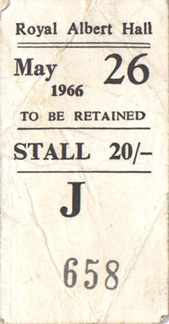 Bob Dylan 1966 UK tour london